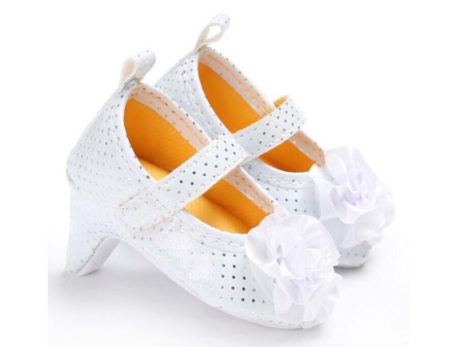 Nueva Pudcoco bebé niño niñas zapatos de tacones altos boda Formal princesa desfile puntos impresión 3D zapatos de de cuero Floral: A / 0-6 meses
