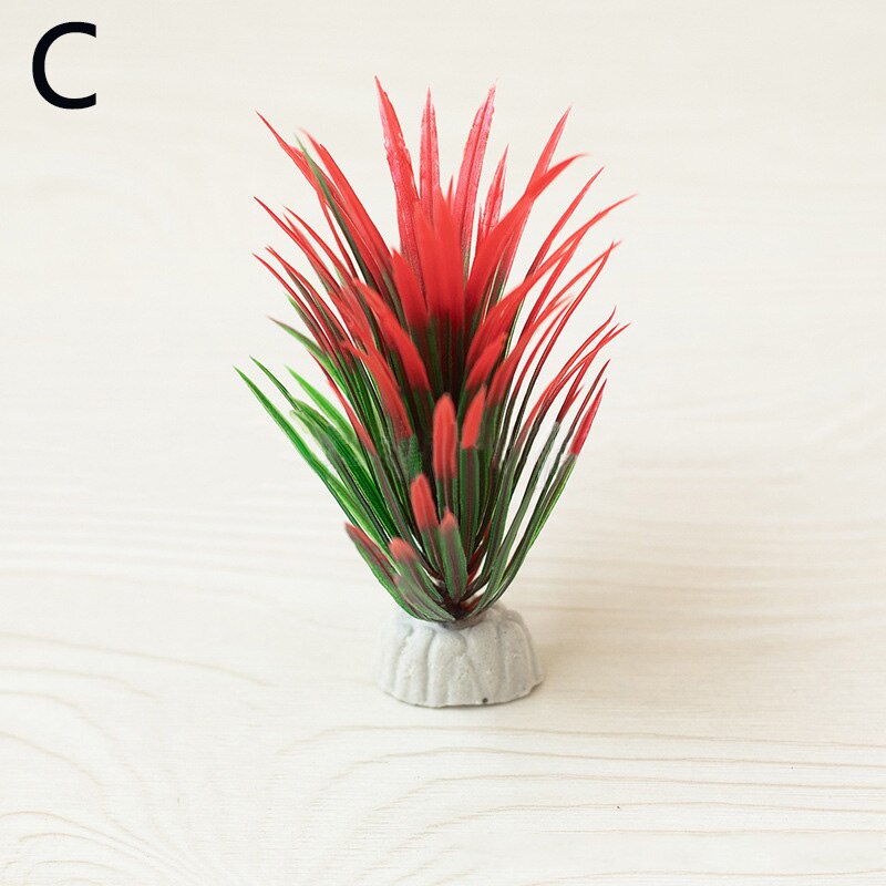 12cm simulatie kunstplanten aquarium decoratie water onkruid sierplant aquarium aquarium landschappen decoratie benodigdheden: C