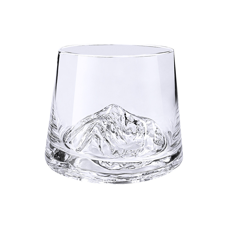 Copo de Vidro Iceberg Transparente para Uísque e Vinho, Copos Japoneses, Bebidas para Café, Bebidas, Refrigerante, Água, Suco, Bar Acessórios, 250ml