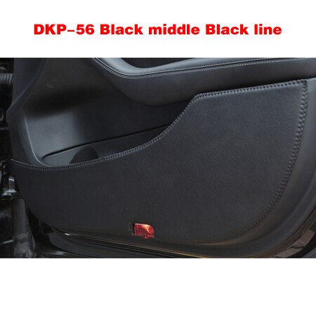 CMC Brilliance V3 V5 V6 V7 H3 H220 H230 H230EV H320 H330 H530 Karry K50 K60 Leather car door Anti-Kick pad mats protector: Blue