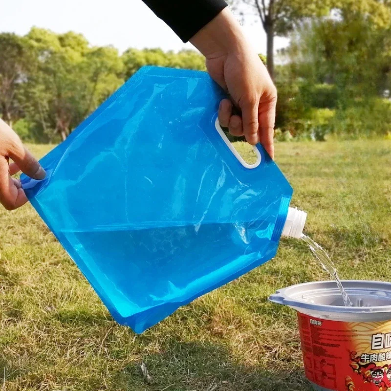 10/5L Outdoor Draagbare Wateremmer Toerisme Camping Trip Sport Waterzak Fietsen Wandelen Opvouwbare Waterkoker Drinkwatercontainer