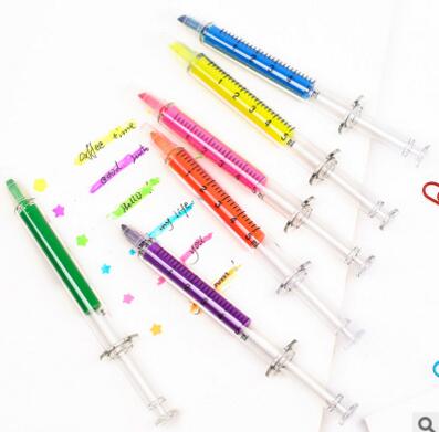 Korea briefpapier Creatieve naald markeerstift Kleine verse snoep kleur markeerstift Fluorescerende Pen