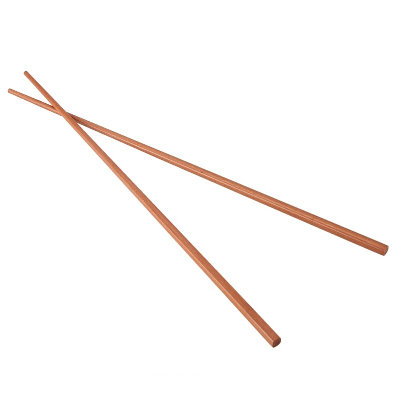 1 par de palillos de madera de hierro para cocinar, 42Cm de longitud y 1 pieza de cocina, cubierta de olla de madera multifuncional, tapa de sartén