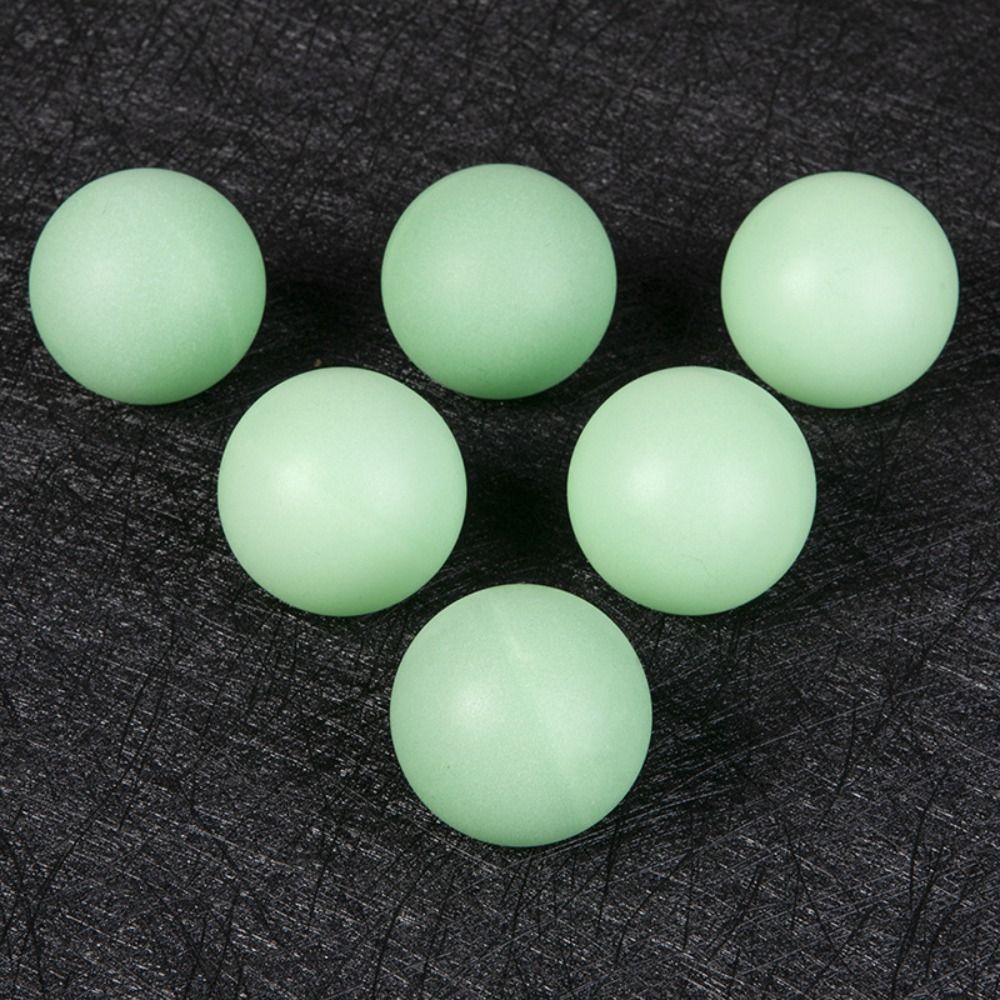 10 Stück neues Material leuchtende Tischtennis Ball abs langlebige Tischtennis weiße Bälle drinnen draussen Wettbewerbe hohe Elastizität Bälle