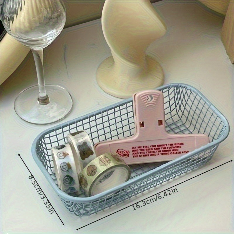 Pöytäsäilytyskori - toimistotarvikkeiden säilytyslaatikko koti- ja toimisto-organisaatioille, toimistosäilytys | koristeellinen säilytys