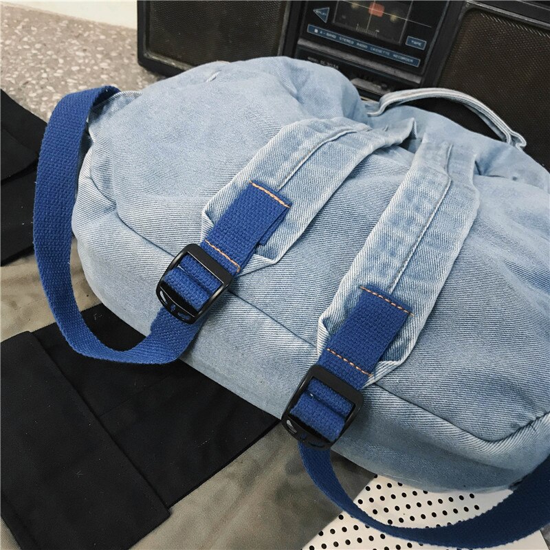 Stor kapacitet män/kvinnor ryggsäck denim casual skolväskor för tjejer/pojkar väska resväska ryggsäck ryggsäck kvinnor mochila mujer