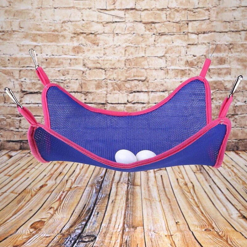 1Pc Ademend Hamster Opknoping Bed Chinchilla Hangmat Kooi Mesh Bed Vogel Cavia Konijn Bed Mat Kleine Dieren Kooien