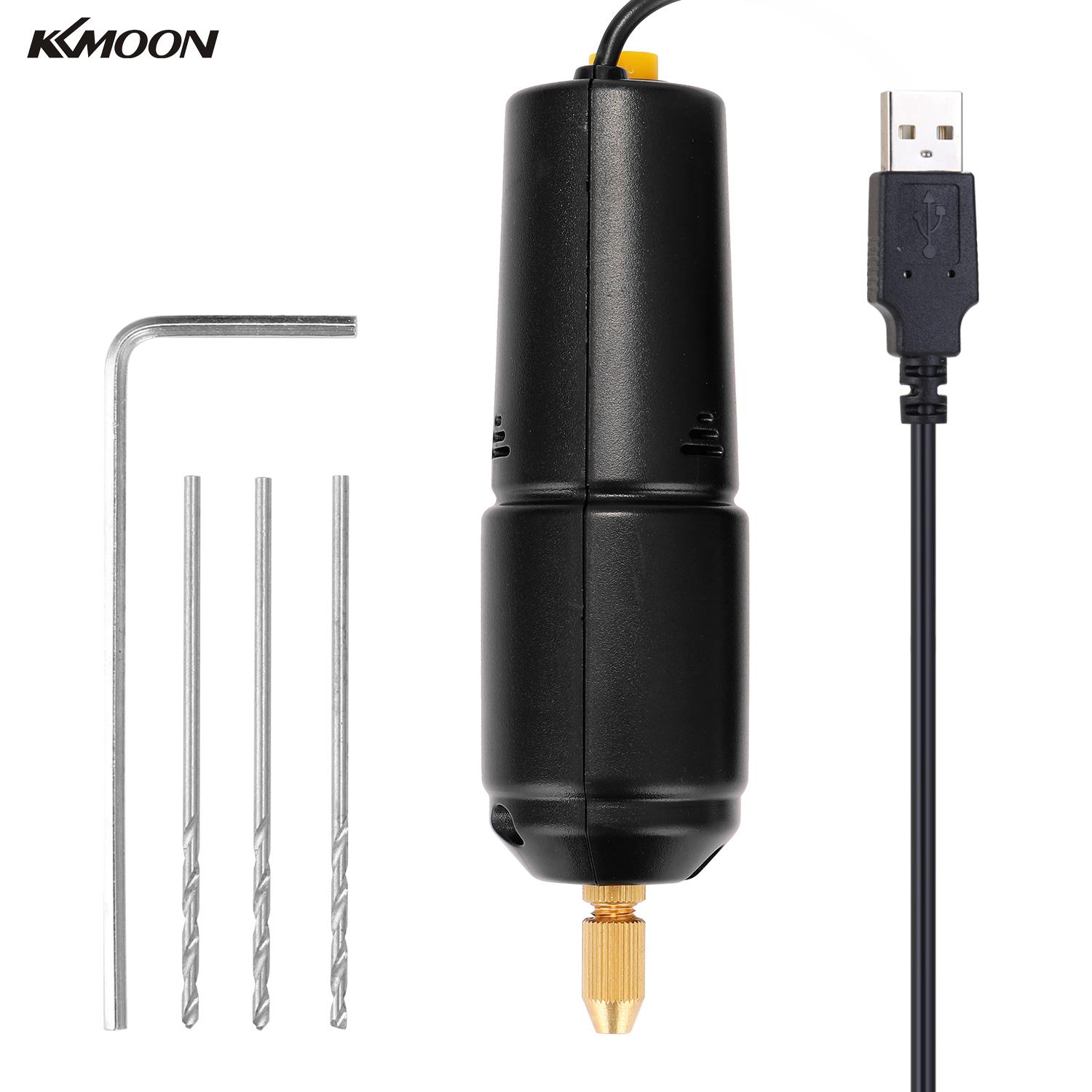 KKMOON-Mini taladro eléctrico de mano, Z-U36, USB, 5V de potencia, herramienta eléctrica de molienda pequeña para joyería de resina perlada