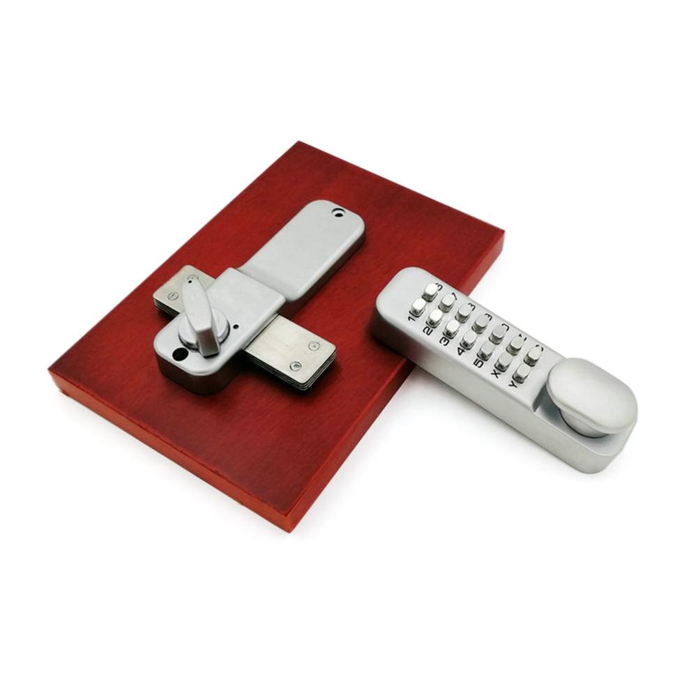 Waterproof Mechanical Digital Door Lock Push Button Keypad Keyless Code Combination Lock Set Intelligent Electronic Lock