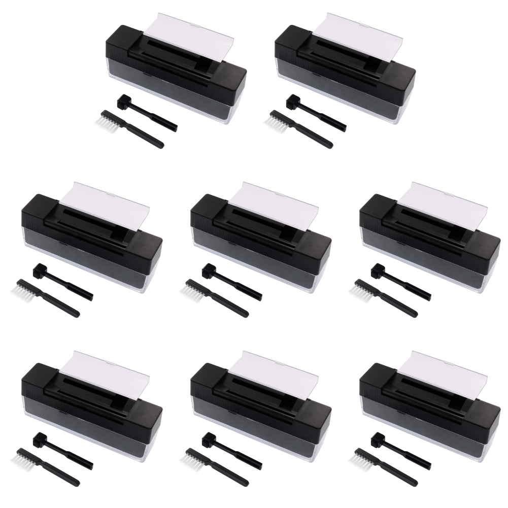 1-10Set Anti Static Vinyl Record Cleaner Dust Remover Brush for Phonograph Turntables Vinyl Records Player Cleaning Tools Kit: PURPLE