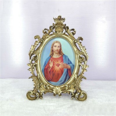Icône catholique en résine, objet sacré du sacré-cœur de jésus, statue de la vierge de miséricorde: 2.