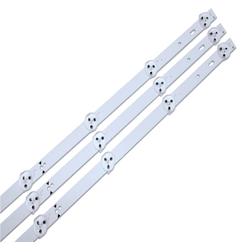 3PCS 590mm LED Backlight strip 7 Lamp Voor 32 inch TV 1901 66MAG RH-D32071235-334AS-M tv onderdelen