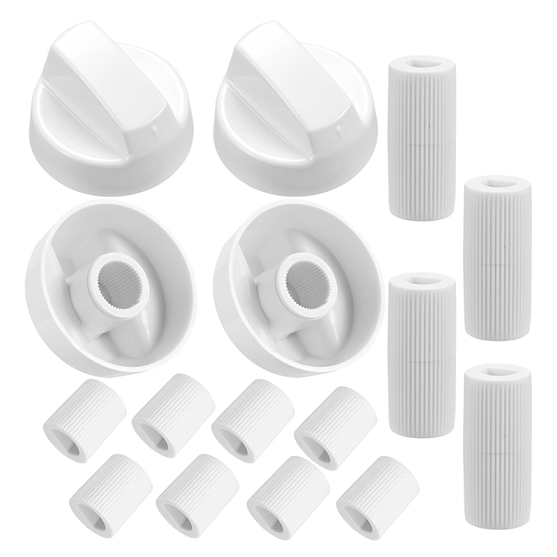 4 st. ersättningsvred, plastvred, gasspiskontrollvred, allmänt spisugnsvred, spishällsvred för bänkbrännare: Ljusgrön