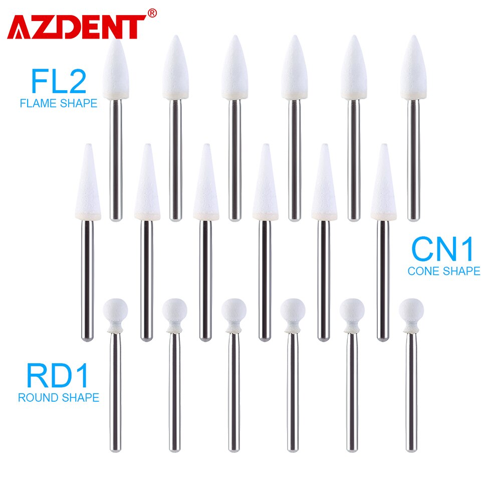12 Teile/schachtel Zahn Flamme Weiß Stein Polieren FG Bohrer FL2 Abrieb Punkt Bur passen hoch Geschwindigkeit Handstück 1,6mm Zahnarzt werkzeuge