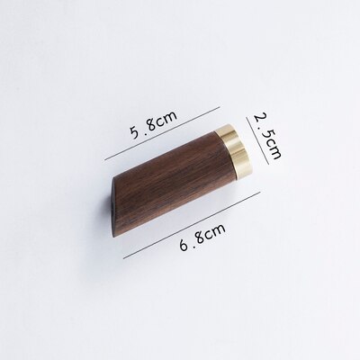 Appendiabiti da salotto in stile giapponese in legno di design unico in ottone: bianca