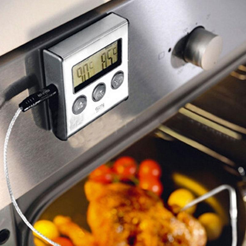 Voedsel Thermometer Rvs Oven Koken Sonde Thermometer Duurzaam Plastic Naald Pasta Keuken Economische Draagbare