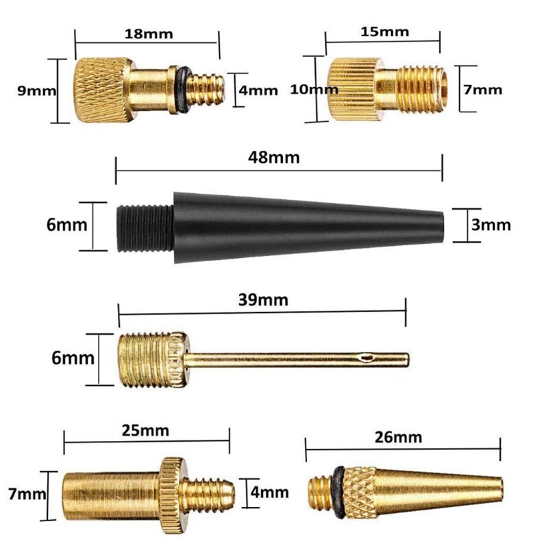 Presta ventil adapter cykel ventil adapter set dv av sv ventil cykel tillbehör cykel utrustning cykel ventil