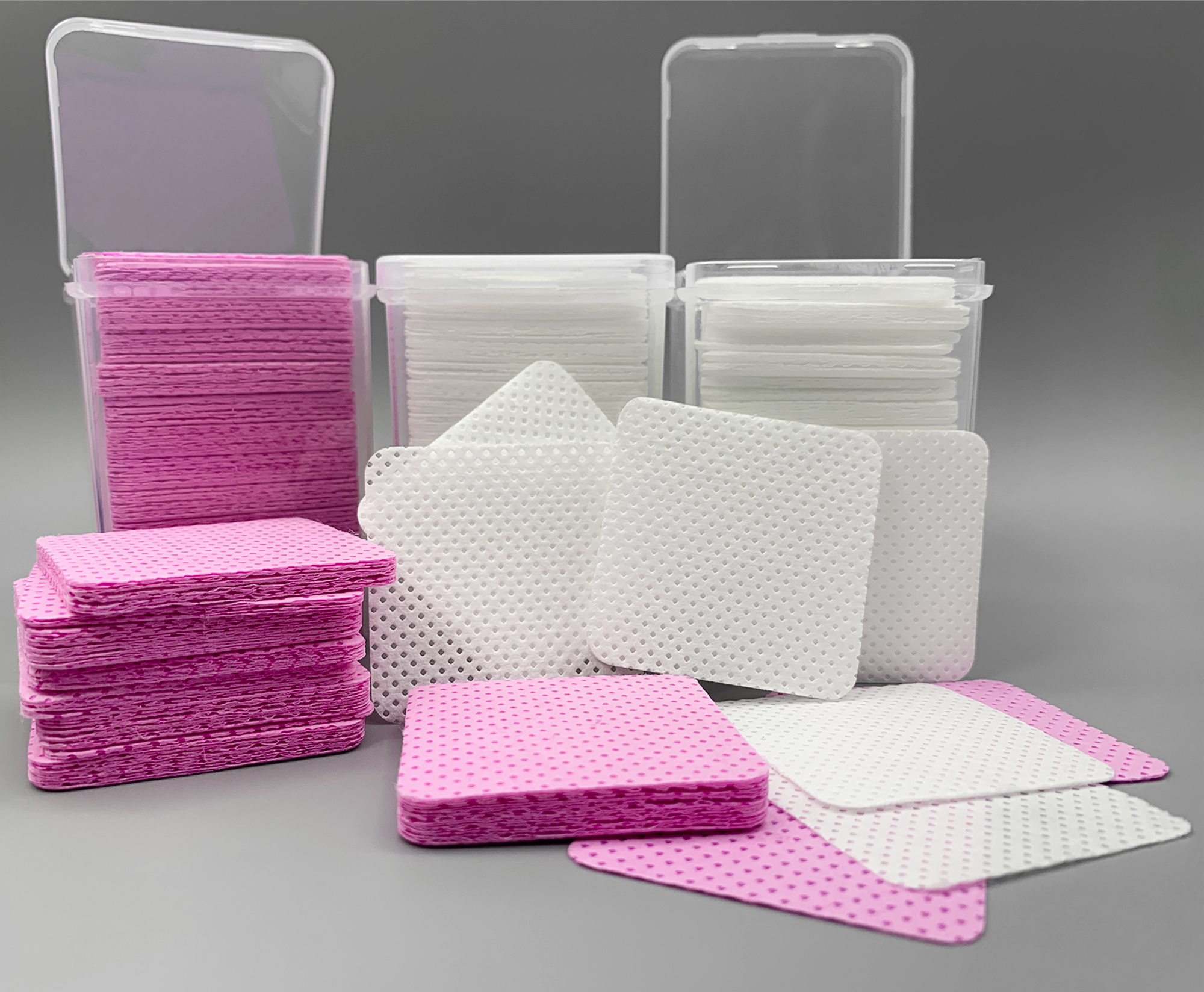 200 Stuks Doekjes Papier Katoen Wimper Lijm Remover Veeg Mond Van De Lijm Fles Voorkomen Verstopping Lijm Cleaner Pads Lash Extension