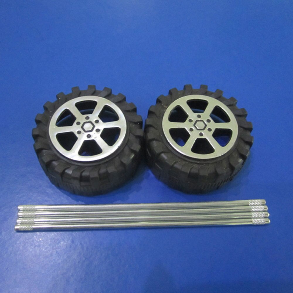 30 Pcs Wheels Model Decorative Durable Wheels DIY Painting Adornment Car Acessories for Kids DIY Craft