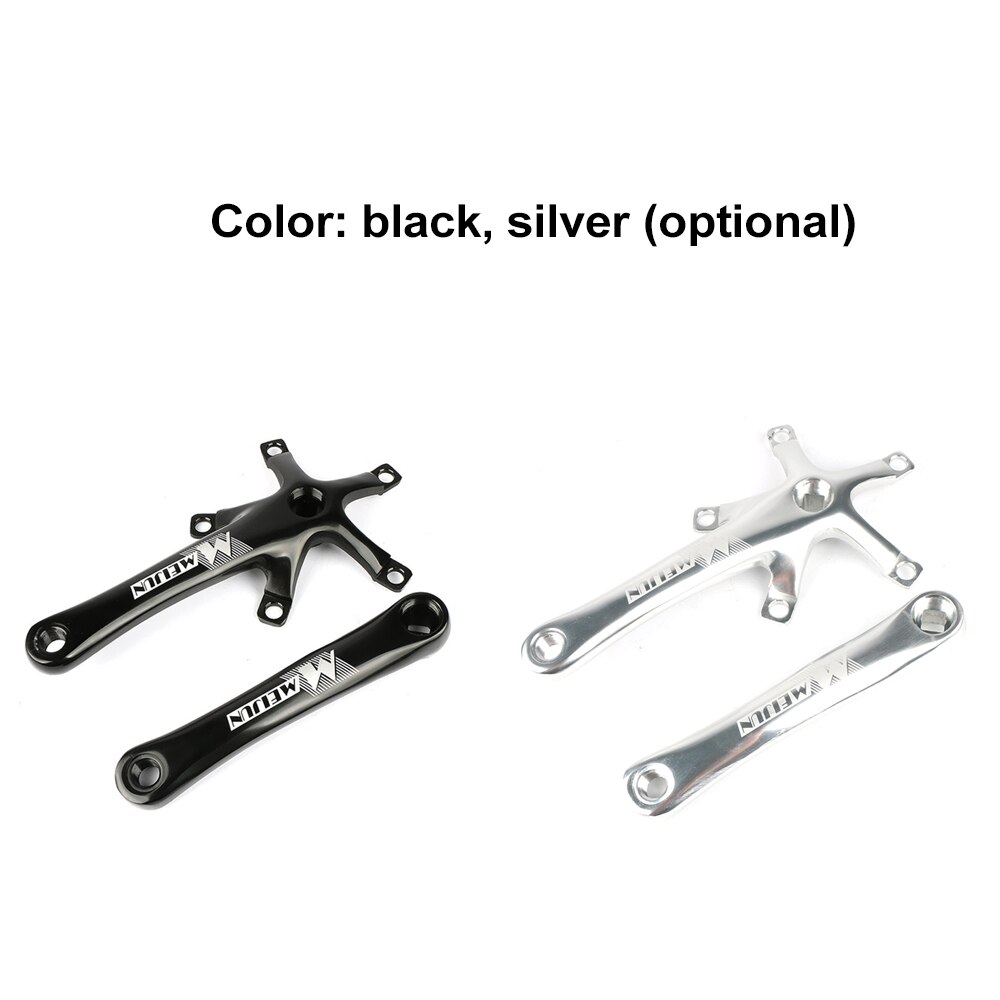 Folding Bike Crank Set Bicycle Bottom Brackets 170MM 130 BCD Foling Bike Crankset Bike Crank Arm with Chainring Bolts