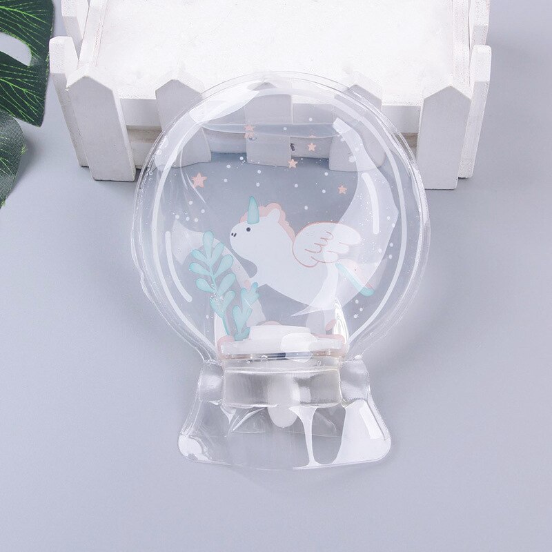 Bouillotte Ronde Transparente PVC Enfant Partie Transparente D'eau Visible Bouteille D'eau Chaude Hiver Bouteille D'eau Chaude