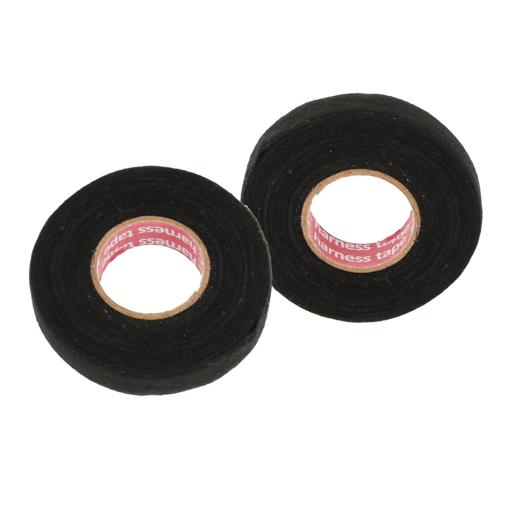2 Pieces Automotive Car Truck Noise Damping Loom Wire Harness Cloth Electrical Tape