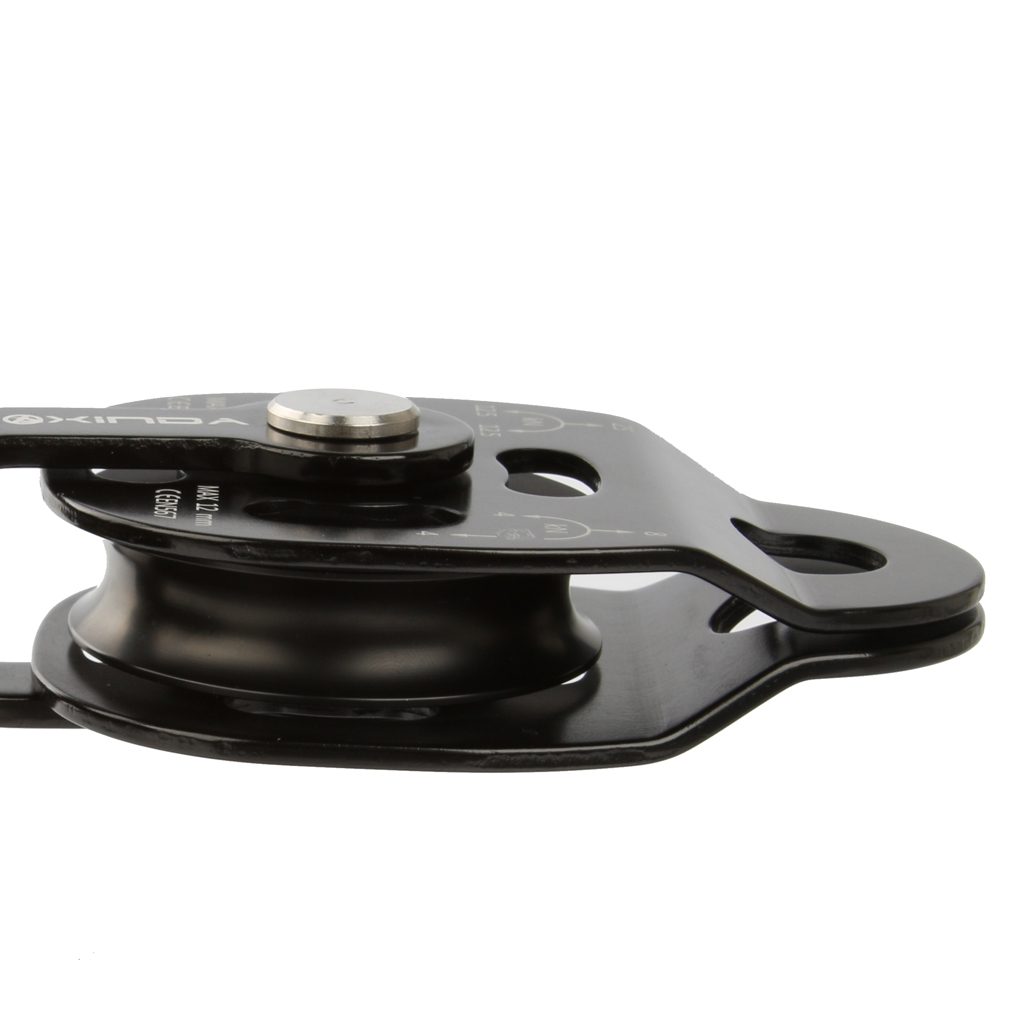 Aluminum Black Climbing Surgeons Arborist Mechanical Pulley Lifting Device