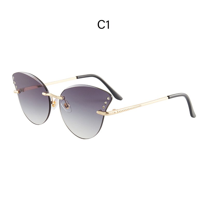 Auv 400 vlinderbril zonder montuur, kleurrijke zonnebril, persoonlijkheid, bestuurdersbril, veelzijdige zonnebril, autostyling