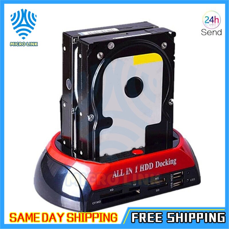 Mlc Alles In Een Hdd Docking Station Met Multi Card Reader Slot Voor Hdd Behuizing 2.5/3.5 Inch Sata/Ide Harde Schijf Docking Statio
