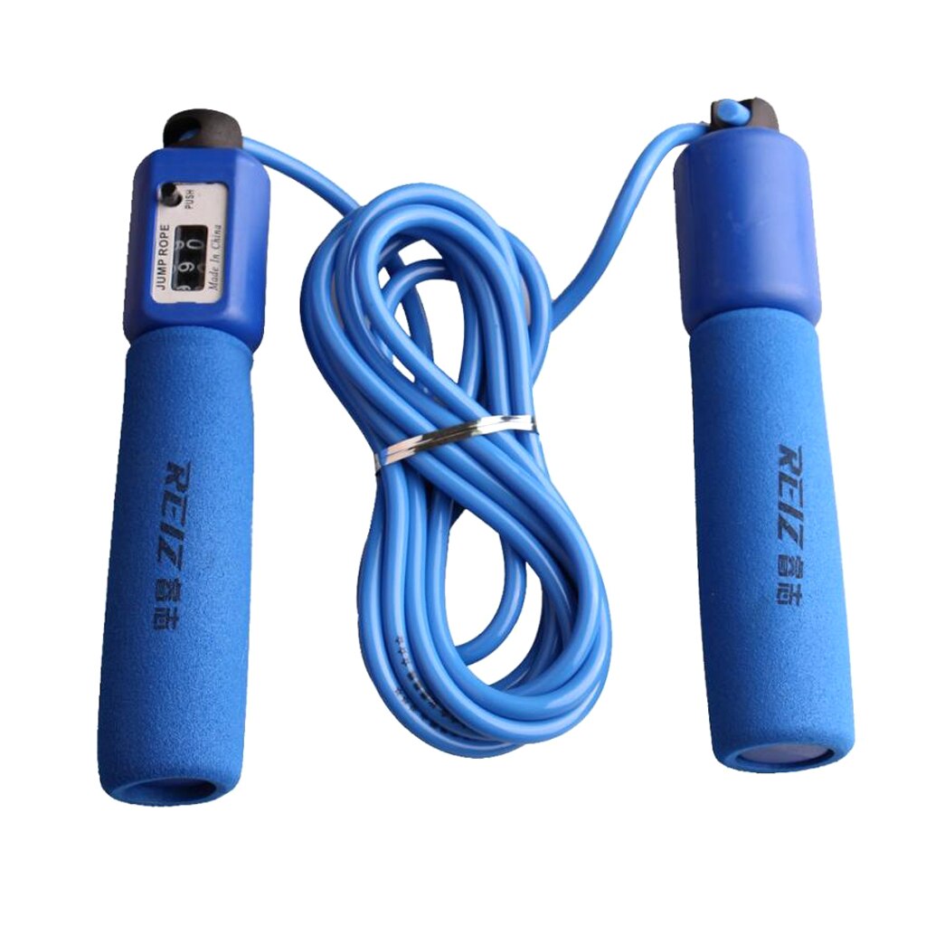 Adjustable Jump Rope Crossfit with Automatic Counter Sports Workout Fitness Skipping Cord for Men Women Counting Jump Skip Rope