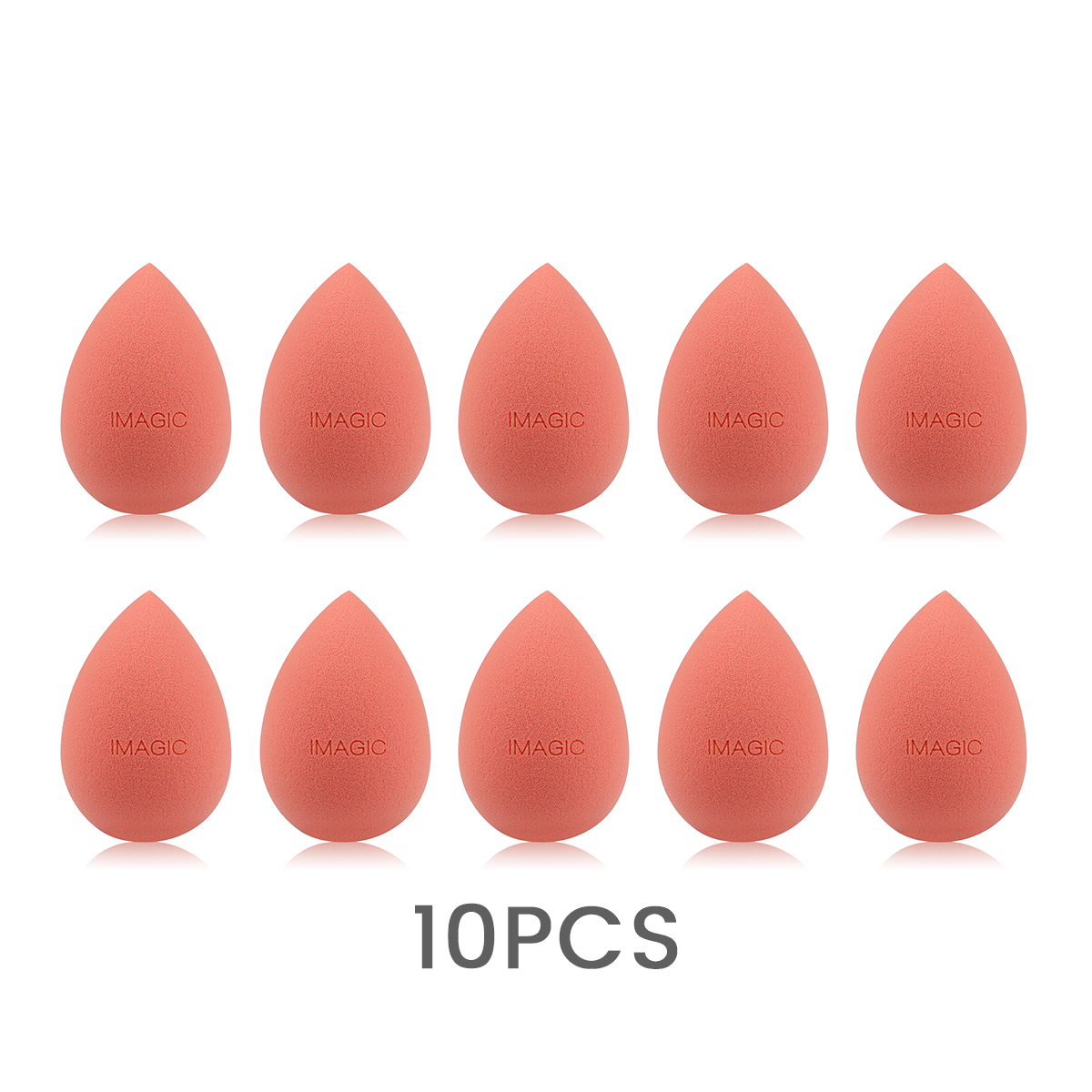 Esponja de maquillaje IMAGIC, 10 Uds., esponja húmeda y seca, esponja de maquillaje suave , paquetes de combinación más grandes de