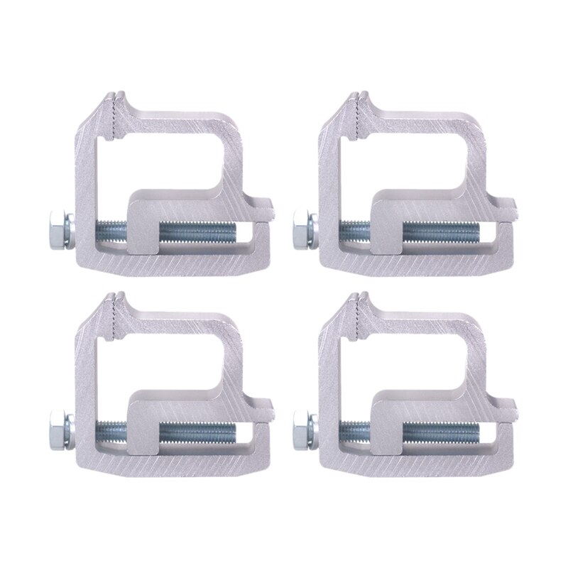 4 Pcs Truck Cap Topper Camper Shell Mounting Clamps Heavy Duty Shell Clamps: Default Title