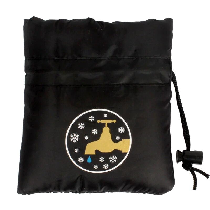 Cubiertas de grifo exterior, Protector de grifo más grande contra heladas para el invierno, Protector de escarcha de grifo aislado espeso, protege tu jardín exterior: 5AC203697-BK