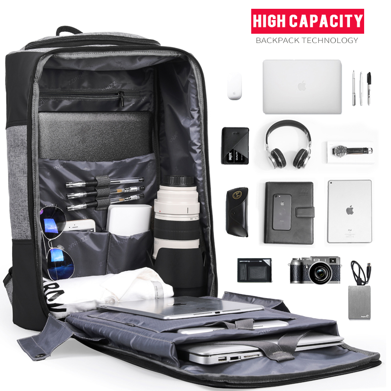 Anti-diefstal Laptop Rugzak Voor Mannen USB Charger Man Bagpack Antidiefstal 17 Notebook Rugzakken mannen Tas Anti Diefstal back Pack Tassen