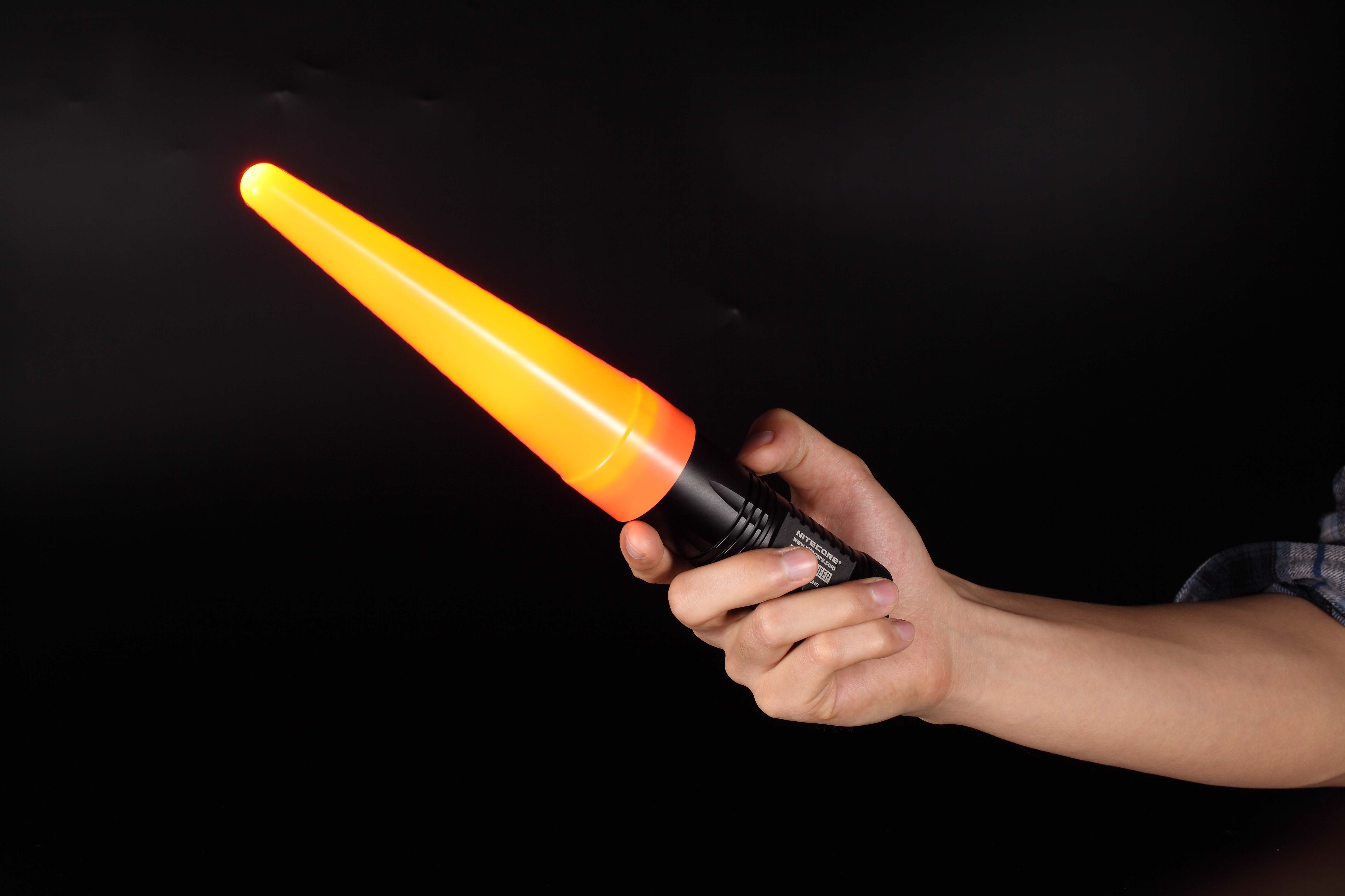 Nitecore NTW40 Diffuser Traffic Wand Suitable for MH25 EA4 P25 The Flashlight with Head of 40mm