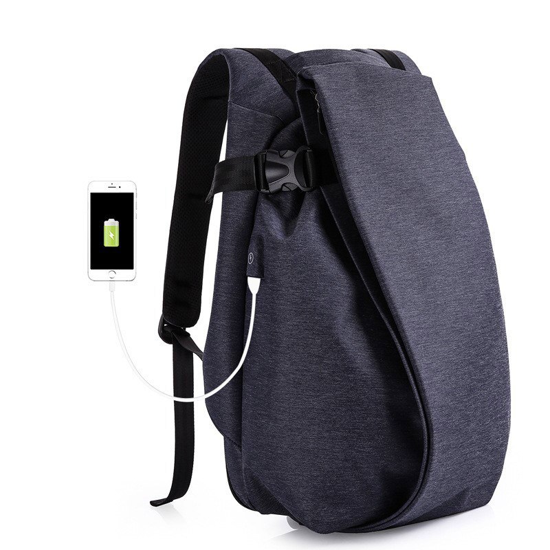 Men Backpack for Laptop USB Port Waterproof Travel Backpack Large Capacity College Student School Backpack