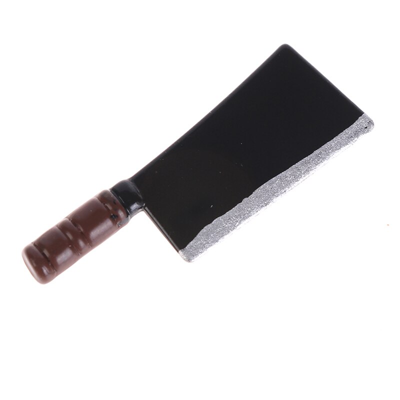 2Pcs Miniature Kitchen Food Knife Chopping Block Cut Vegetables Mini Doll House Decor
