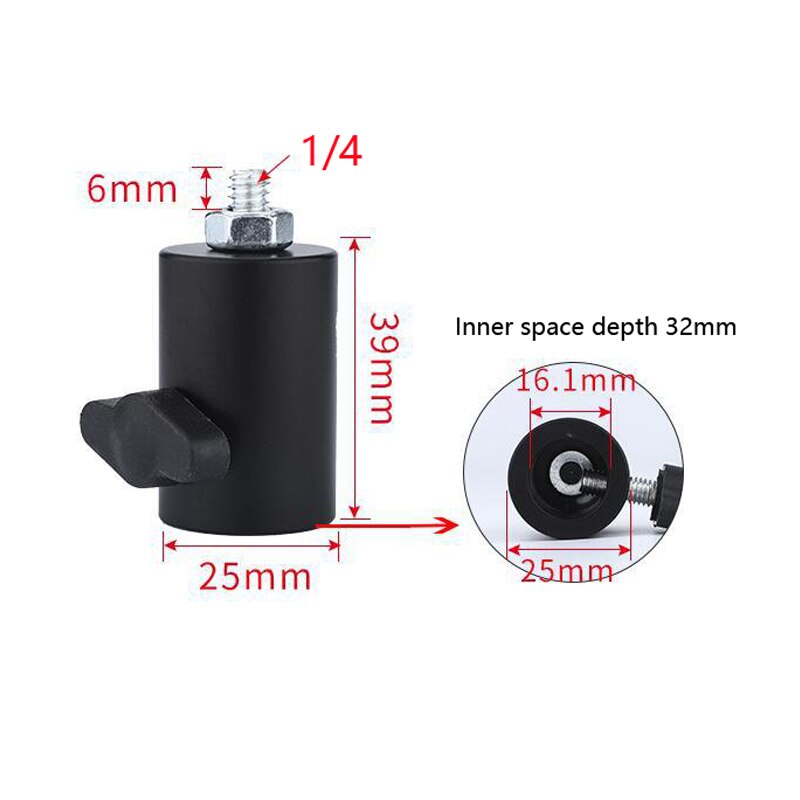 Uchwyt lampy aparatu lampa błyskowa doprowadziło 1/4 lub 3/8 fotografia adapter uchwytu lampy interfejs konwersji statywu akcesoria fotograficzne: A