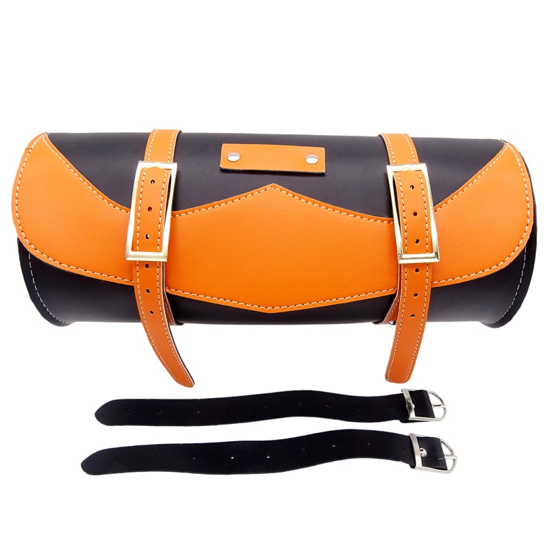 Universal Motorcycle Saddle Bags PU Leather Motorb... Grandado