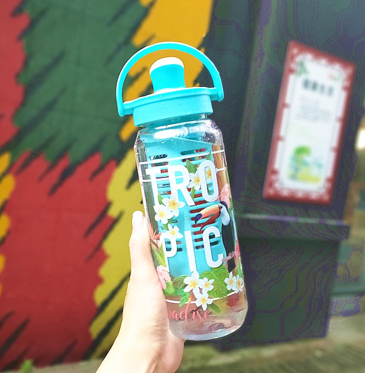 750ml/900ml frugtjuice infuser vandflaske bærbare plastik citronsaft flaske til vandsport drikkedunk