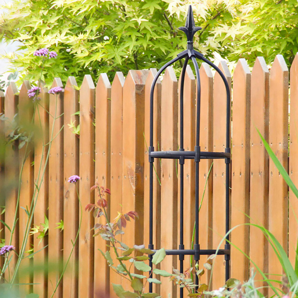 Plant Klimrek Outdoor Bloem Stand Tuin Obelisk Trellis Draagbare Plant Ondersteuning Toren Europese Bloem Stand