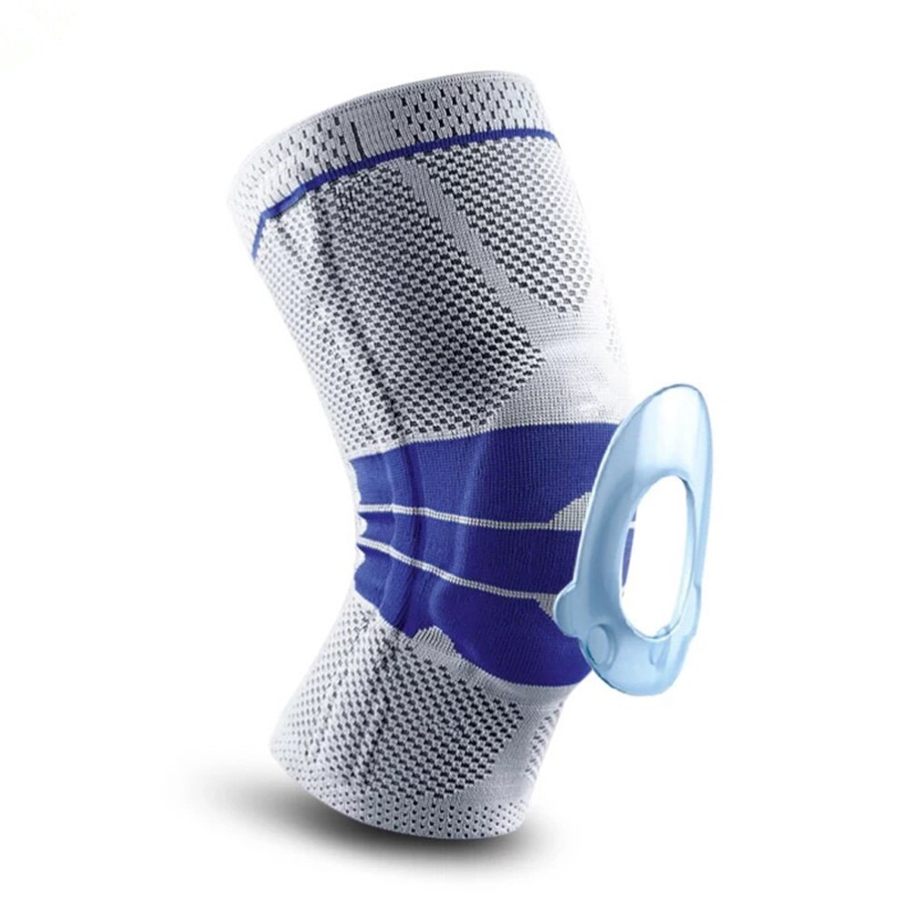 Enkele Nylon Absorberende Elastische Knie Ondersteuning Braces Voor Wandelen Voetbal Basketbal Outdoor Activiteiten