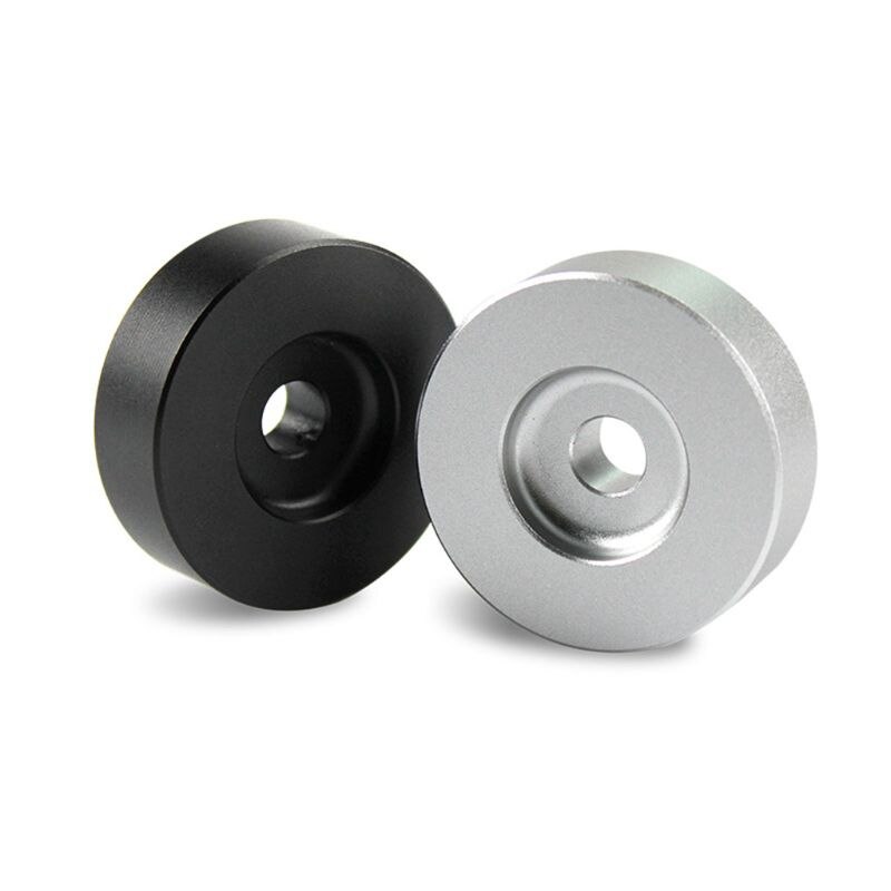 Adaptador de tocadiscos para discos, accesorio de aluminio y plata de 45 RPM para vinilo de 7 pulgadas, Technics SL1200 Ser