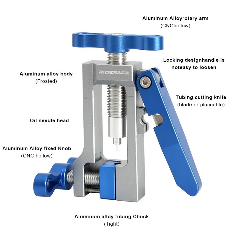 RIDERACE-Outil de réparation de frein de vélo, tuyau hydraulique pour Shimano SRAM AVID Magura Formula BH90 BH59