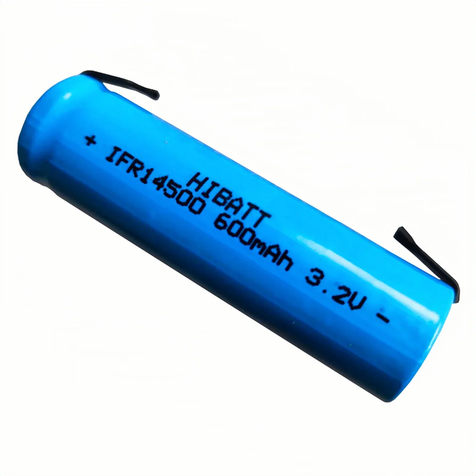 14500 LiFePO4-Akku 3,2 V 600 mAh mit Lötfahnen für Türklingel, Rasierer, Radio, Maus, elektrische Zahnbürste, Taschenlampe, Mikrofon, Spielzeug