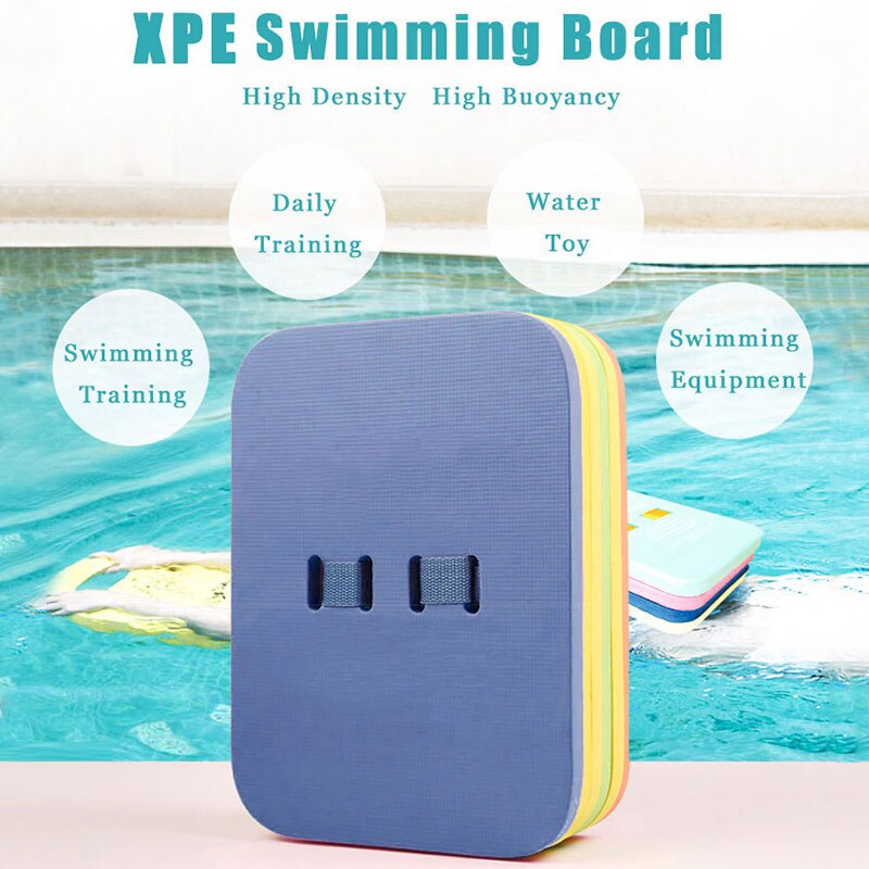 Watersport drijfbord beginners kickboard lichtgewicht vierkant drijvend bord met veiligheidsgordel kindertraining drijfbord zwemmen
