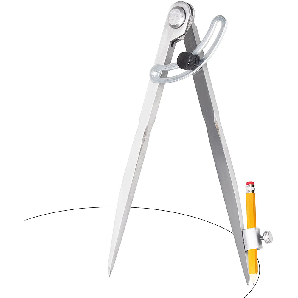 Brújula para carpintería, brújula de carpintero de dibujo, herramienta de marcado Circular de 100MM-300MM, herramienta de para dibujo geométrico