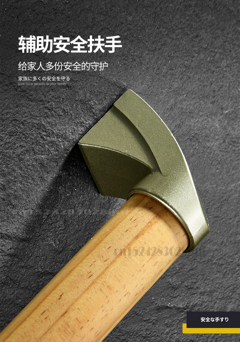 Toilet Handrails Solid Wood Non-slip Handrails Bathroom Barrier-free Handles Safe Non-slip Handles for The Elderly