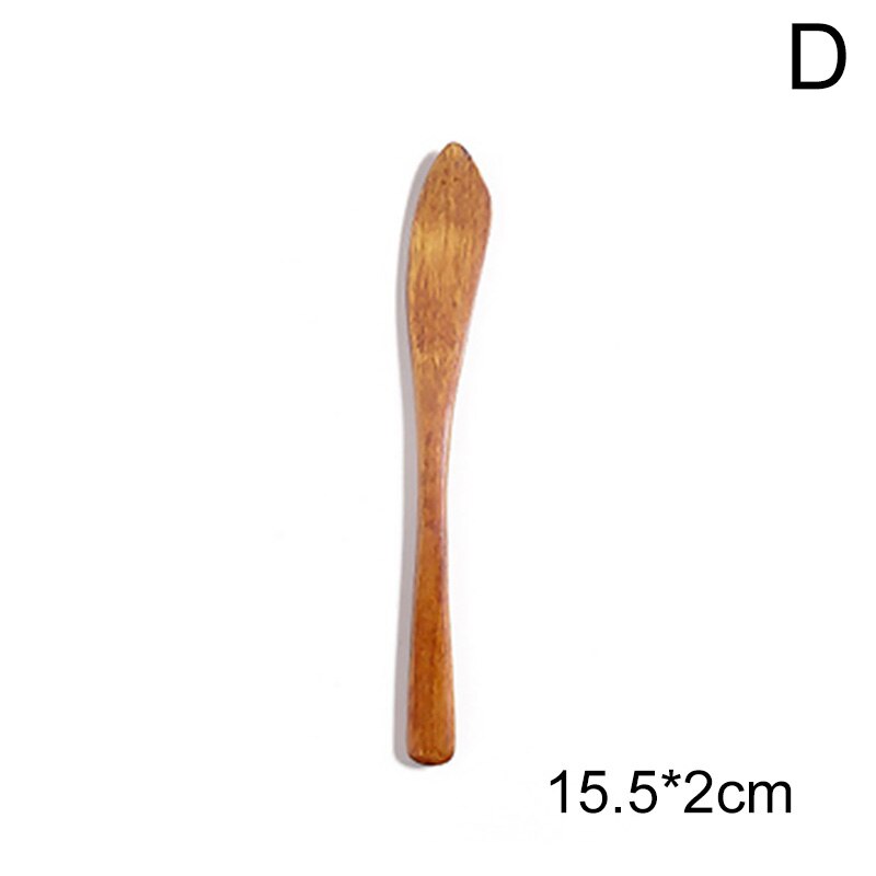 Wooden Tableware Non Stick Wooden Spatula Cooking Shovel Small Rice Spoon Cooking Utensils Handmade Household Tableware: D
