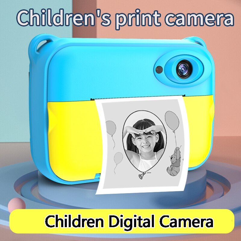 2022 fotocamera per bambini fotocamera istantanea per bambini 1080P HD 12MP fotocamera digitale per bambini fotocamera per bambini per regali di compleanno per bambina